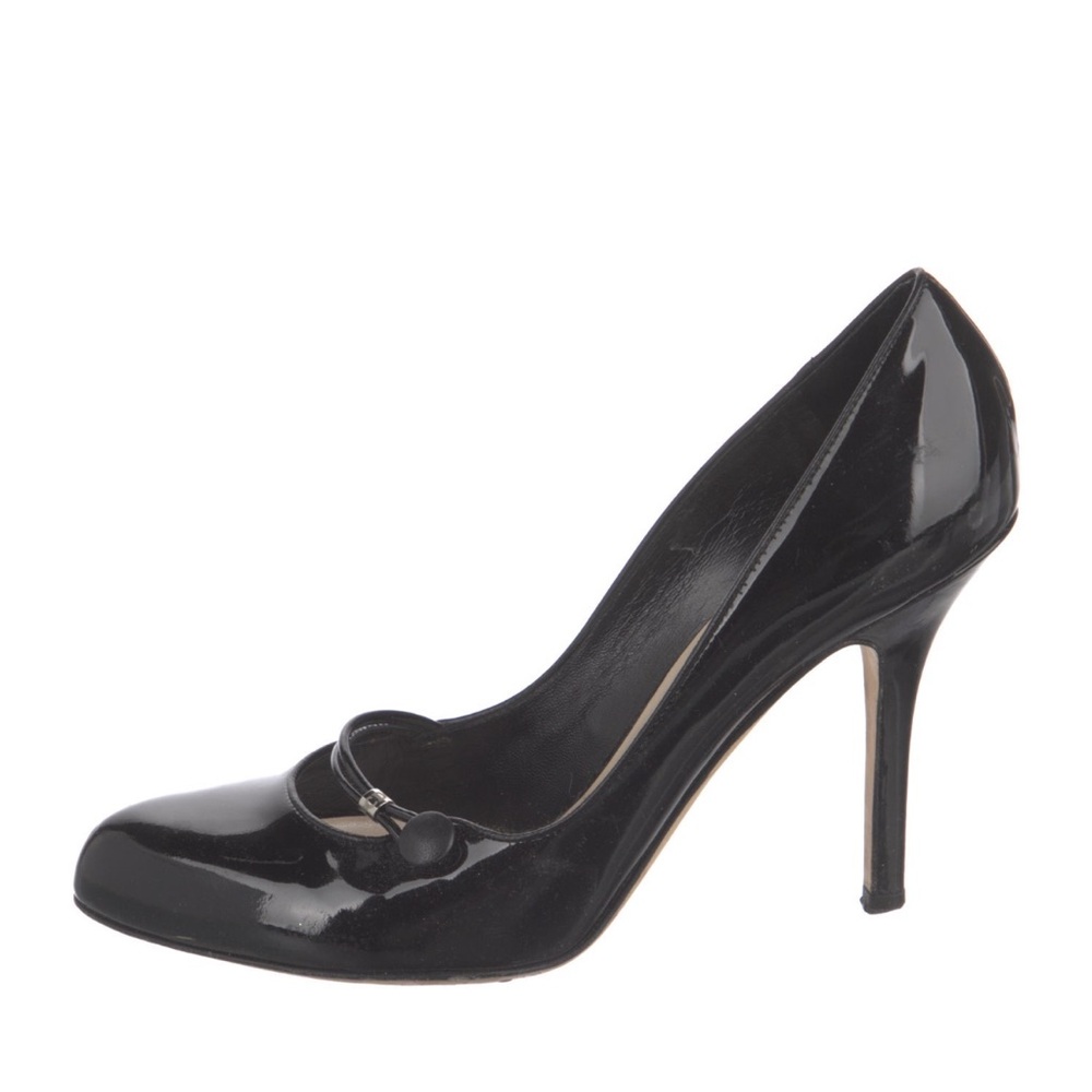 Christian Dior patent leather high heels